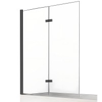 Шторка для ванны NEW TRENDY NEW SOLEO BLACK 110x140 L черный