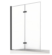 Шторка для ванны NEW TRENDY NEW SOLEO BLACK 110x140 L черный
