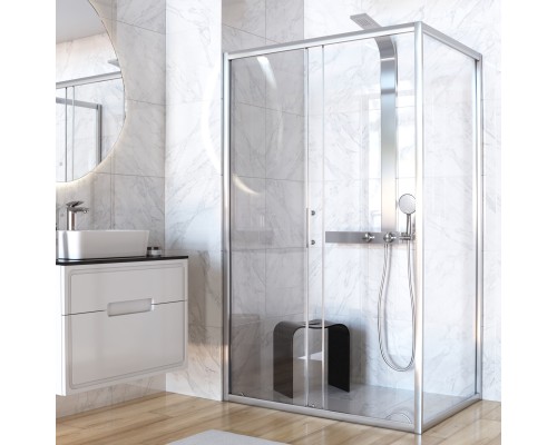 Душевая система Taliente TS1301, нерж. сталь, 130x50см, хром