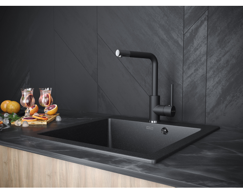 Смеситель для кухни Paulmark Honner Ho212018-401TB Антрацит