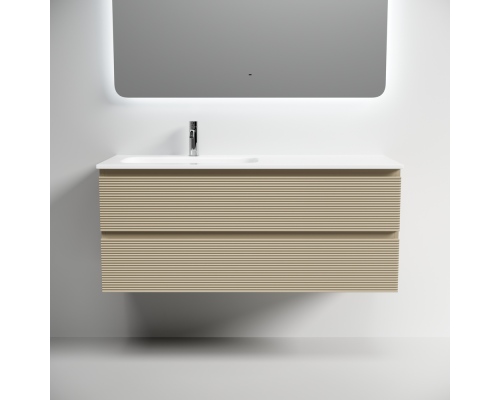 Тумба под раковину Настенная Sancos Folk 119.5 FL120LCP Капучино