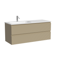 Тумба под раковину Настенная Sancos Folk 119.5 FL120LCP Капучино