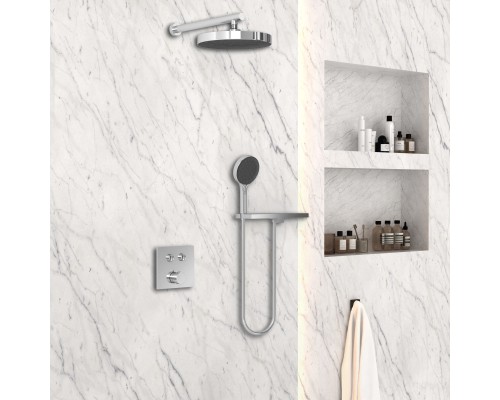 Душевой комплект Vincea Inspire VSFW-4I212RCH встраиваемый двухрежимный хром