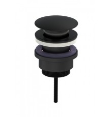 Донный клапан для раковины Wonzon&Woghand, Черный матовый