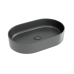 Чаша накладная овальная Ceramica Nova Element 60x38 Темный Антрацит Матовый