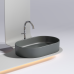 Чаша накладная овальная Ceramica Nova Element 60x38 Темный Антрацит Матовый