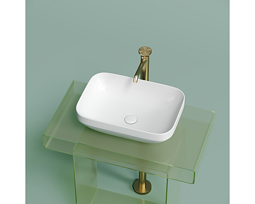 Чаша накладная прямоугольная Ceramica Nova Element 50x36 Белый Матовый Чаша накладная прямоугольная Ceramica Nova Element 50x36 Белый Матовый