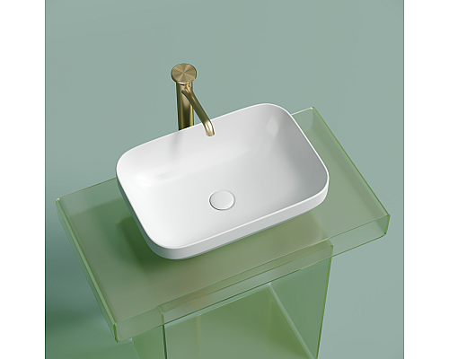 Чаша накладная прямоугольная Ceramica Nova Element 50x36 Белый Матовый Чаша накладная прямоугольная Ceramica Nova Element 50x36 Белый Матовый