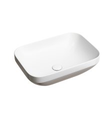 Чаша накладная прямоугольная Ceramica Nova Element 50x36 Белый Матовый
