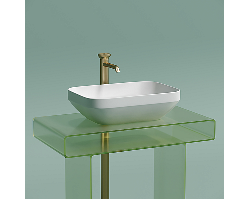 Чаша накладная прямоугольная Ceramica Nova Element 50x36 Белый Матовый Чаша накладная прямоугольная Ceramica Nova Element 50x36 Белый Матовый