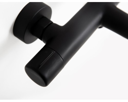 Смеситель для ванны BelBagno Uno UNO-VASM-NERO Черный матовый