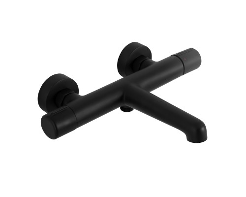 Смеситель для ванны BelBagno Uno UNO-VASM-NERO Черный матовый