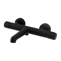 Смеситель для ванны BelBagno Uno UNO-VASM-NERO Черный матовый