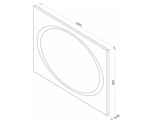 Зеркало Континент "Galaxy LED" ЗЛП28