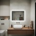 Зеркало для ванной комнаты SANCOS City 2.0 900x700 c подсветкой
