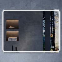 Зеркало LED Vincea VLM-3VC100-2 1000х800 c сенсорным выключателем и антизапотевание