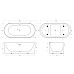 Акриловая ванна BelBagno 170x80 BB411-1700-800 без гидромассажа
