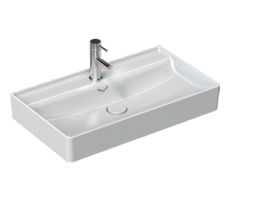 Раковина накладная ISVEA Vea 81 81см белый 10VAS5081I