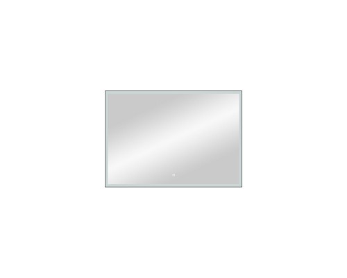 Зеркало Континент Frame 900x700 ЗЛП2305 с подсветкой Черное с сенсорным выключателем