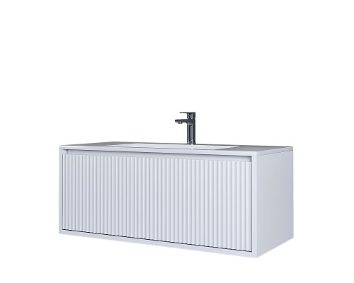 Тумба с раковиной 100 см, Uperwood Next Premium, белая, 1 ящик