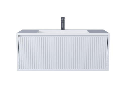 Тумба с раковиной 100 см, Uperwood Next Premium, белая, 1 ящик