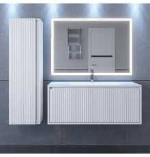 Тумба под раковину 100 см, Uperwood Next Premium, белая, 1 ящик