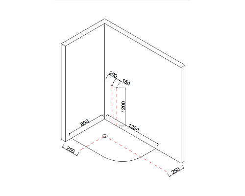 Душевая кабина Taliente 120x80x215, асимметричная, левая, мат.стекло, белые задн.стенки Душевая кабина Taliente 120x80x215, асимметричная, левая, мат.стекло, белые задн.стенки