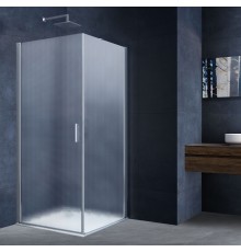 Душевой уголок Vincea Alpha VSR-3ALP9090MT, 90x90, хром, стекло текстурное