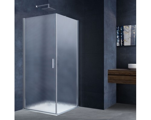 Душевой уголок Vincea Alpha VSR-3ALP9090MT, 90x90, хром, стекло текстурное