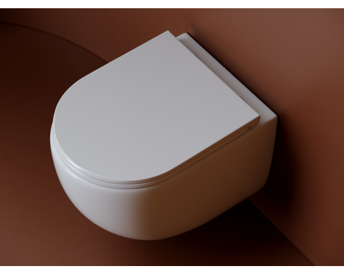 Подвесной унитаз UP безободковый, смыв Торнадо CN4007