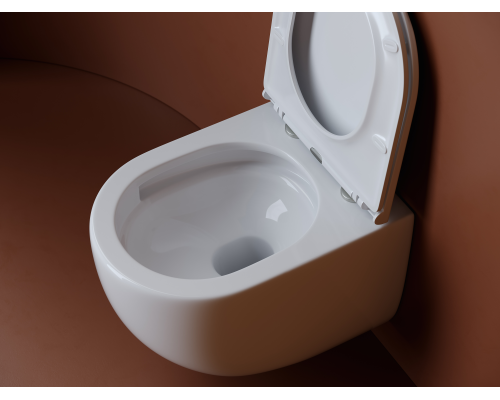 Подвесной унитаз UP безободковый, смыв Торнадо CN4007