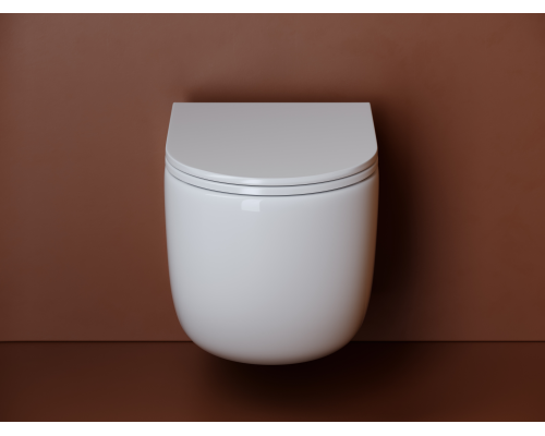 Подвесной унитаз UP безободковый, смыв Торнадо CN4007