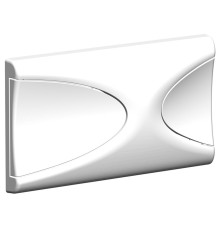 Панель смыва с двумя клавишами Schwab Targa, глянцевый хром