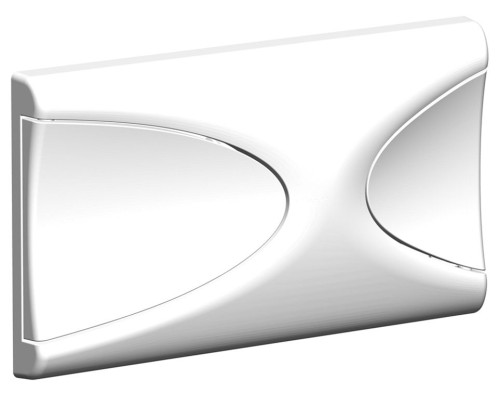 Панель смыва с двумя клавишами Schwab Targa, глянцевый хром