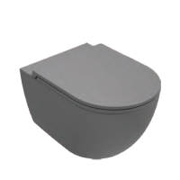 Унитаз ISVEA VEA Rondo подвесной 365x510x400 серый камень матовый 10VA02002SV-2V