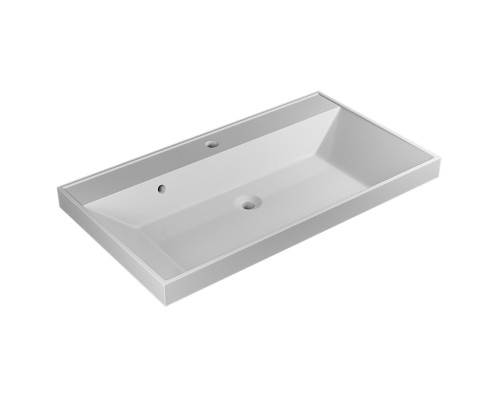 Тумба с раковиной Uperwood Tanos 80 см, белая