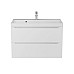 Тумба с раковиной Uperwood Tanos 80 см, белая