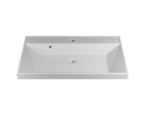 Тумба с раковиной Uperwood Tanos 80 см, белая