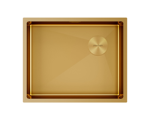 Кухонная мойка Paulmark Next-Skew 54 PM885444-BG Брашированное золото