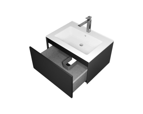 Тумба под раковину 65 см, Uperwood Parma Premium, черная