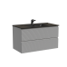 Тумба под раковину подвесная Sancos Folk 89х44х50, с доводчиками, Ergraut soft, FL90ES