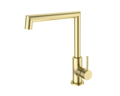 Смеситель для кухни Wonzon&Woghand, Брашированное золото