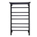 Полотенцесушитель водяной Comfysan Luce W-8 80/40 с полкой, черный