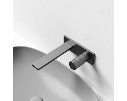 Смеситель для раковины SANCOS Nexus с внутренней частью, вороненая сталь, SC9013GG