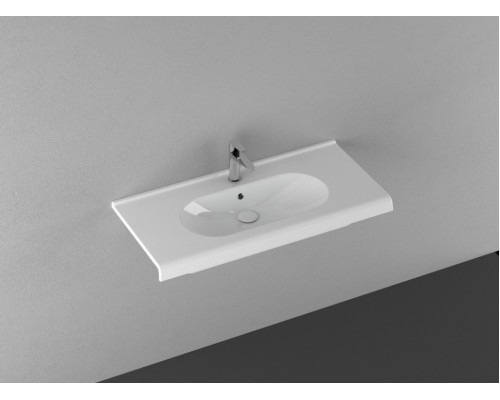 Раковина ISVEA Sentimenti накладная 1000x450x170 белый 10SM50100SV