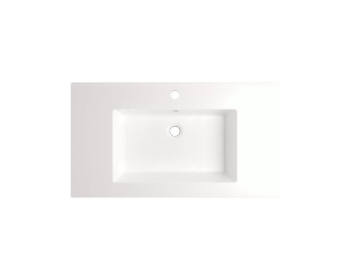 Раковина для ванной 86 см, Uperwood Parma Premium, белая глянцевая