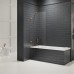 Шторка для ванны NEW TRENDY AVEXA COPPER BRUSHED 60x150 брашированная медь