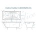Ванна чугунная Delice Malibu 160х75 с отверстиями под ручки и антискользящим покрытием