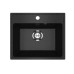 Кухонная мойка из искусственного камня Uperwood ECON UPD-408-004, черная матовая