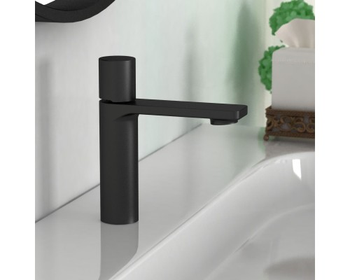 Смеситель для раковины Vincea Vogue VBF-4V3MB, черный